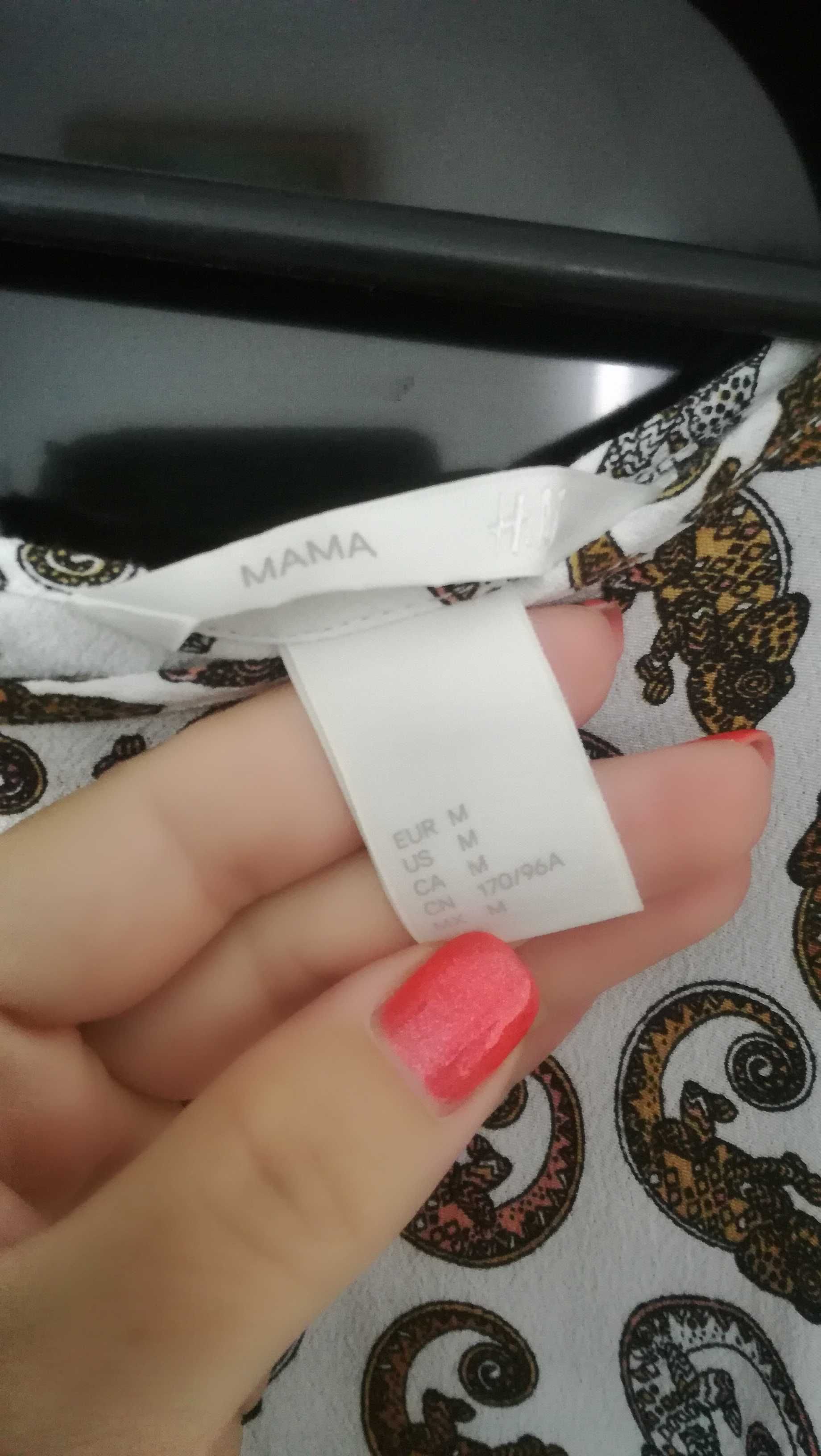Bluzka damska z długim rękawem, ciążowa h&m mama. Rozmiar M