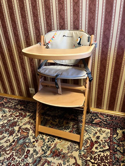 Krzesełko drewniane do karmienia