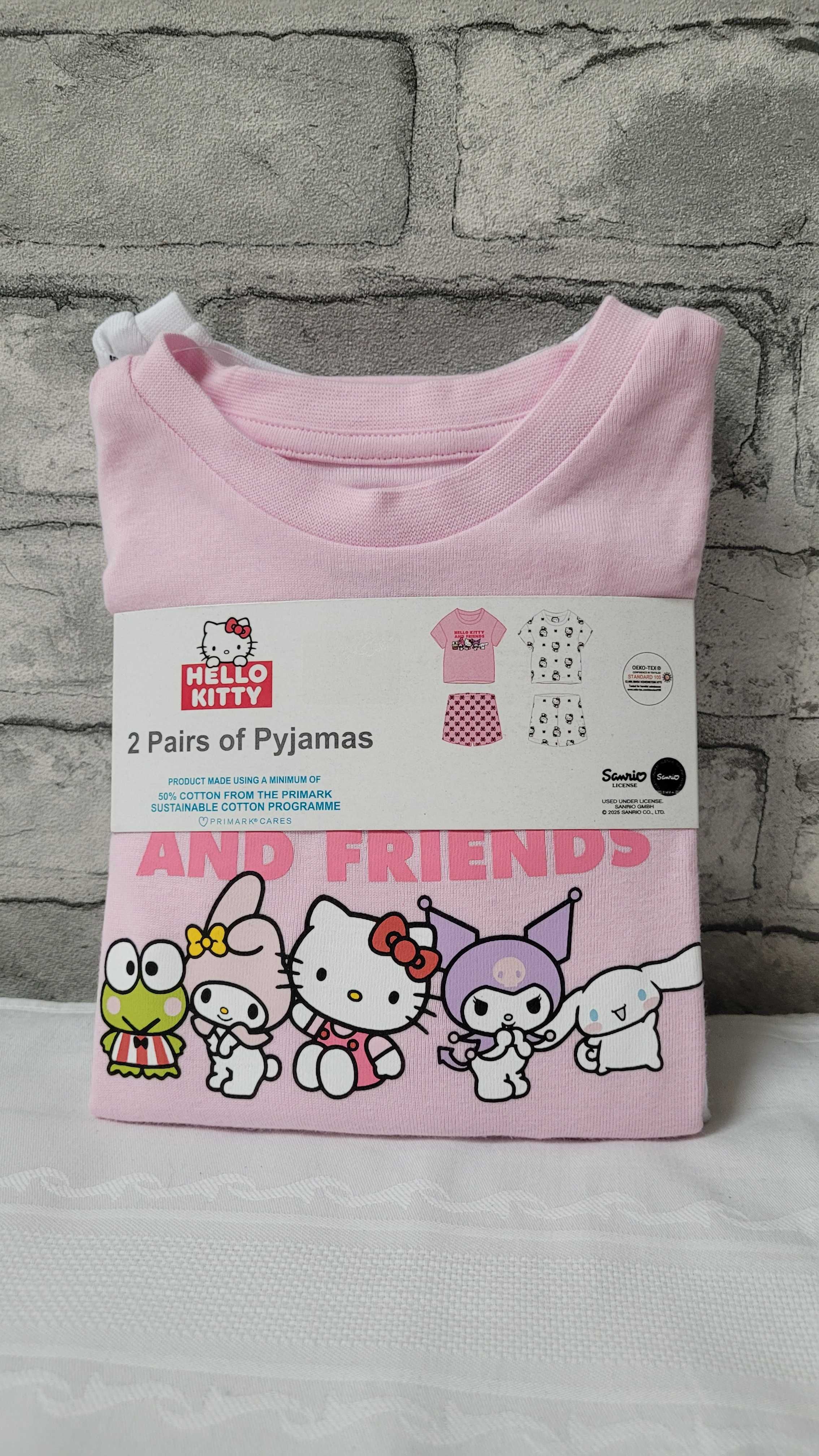 Bawełniane komplety na lato Hello Kitty & Friends 2-pak PRIMARK