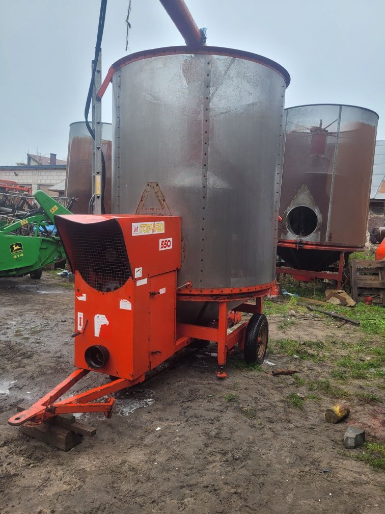 Suszarnia do zboża kukurydzy rzepaku LeLy Opico  6 Ton Na gaz kwasówka