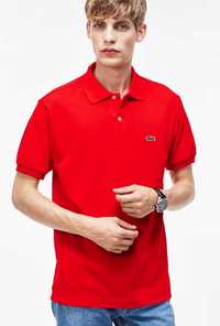 LACOSTE Koszulka Polo Męska Bawełniana Nowy Model Idealny Stan_M_L_