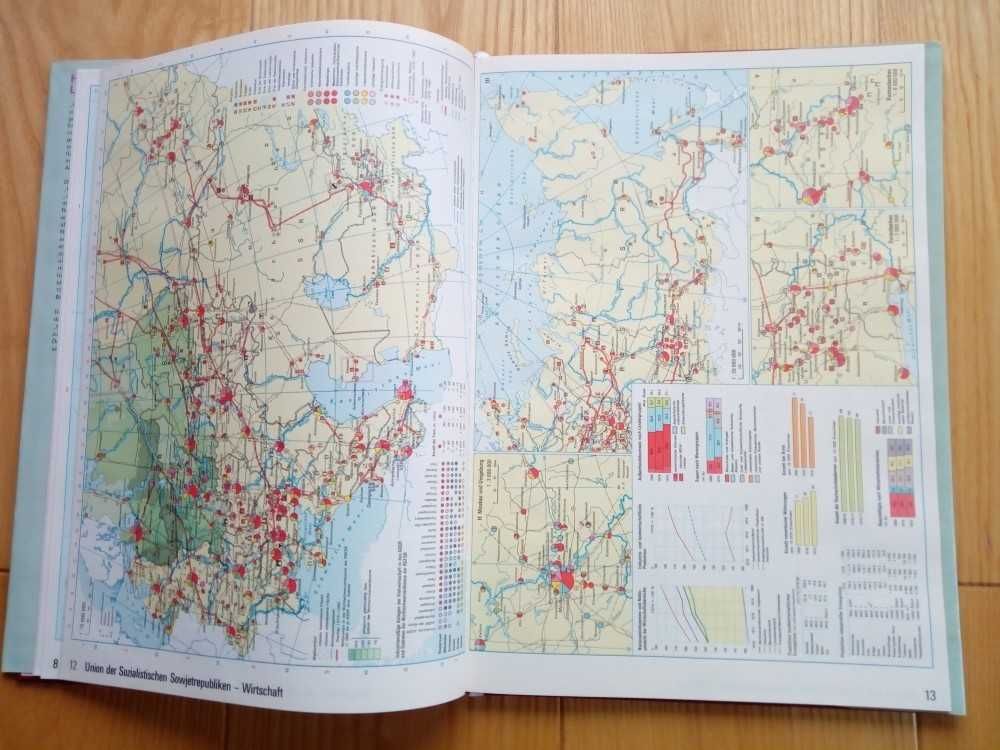 Atlas geograficzny - język niemiecki