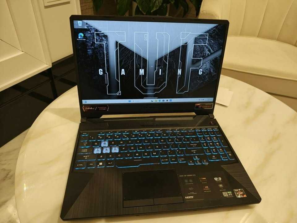 GAMINGOWY Laptop ASUS TUF 15.6"144Hz,RYZEN7 16x4.40Ghz16GB,RTX3060-6GB