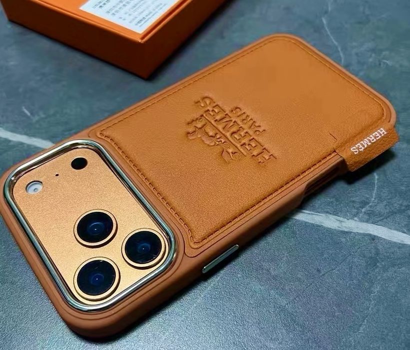 Чохол чехол Hermes Iphone case 17 pro max преміум якість пакування для
