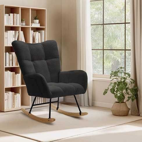 FLEXISPOT fotel bujany z wysokim oparciem i podłokietnikami