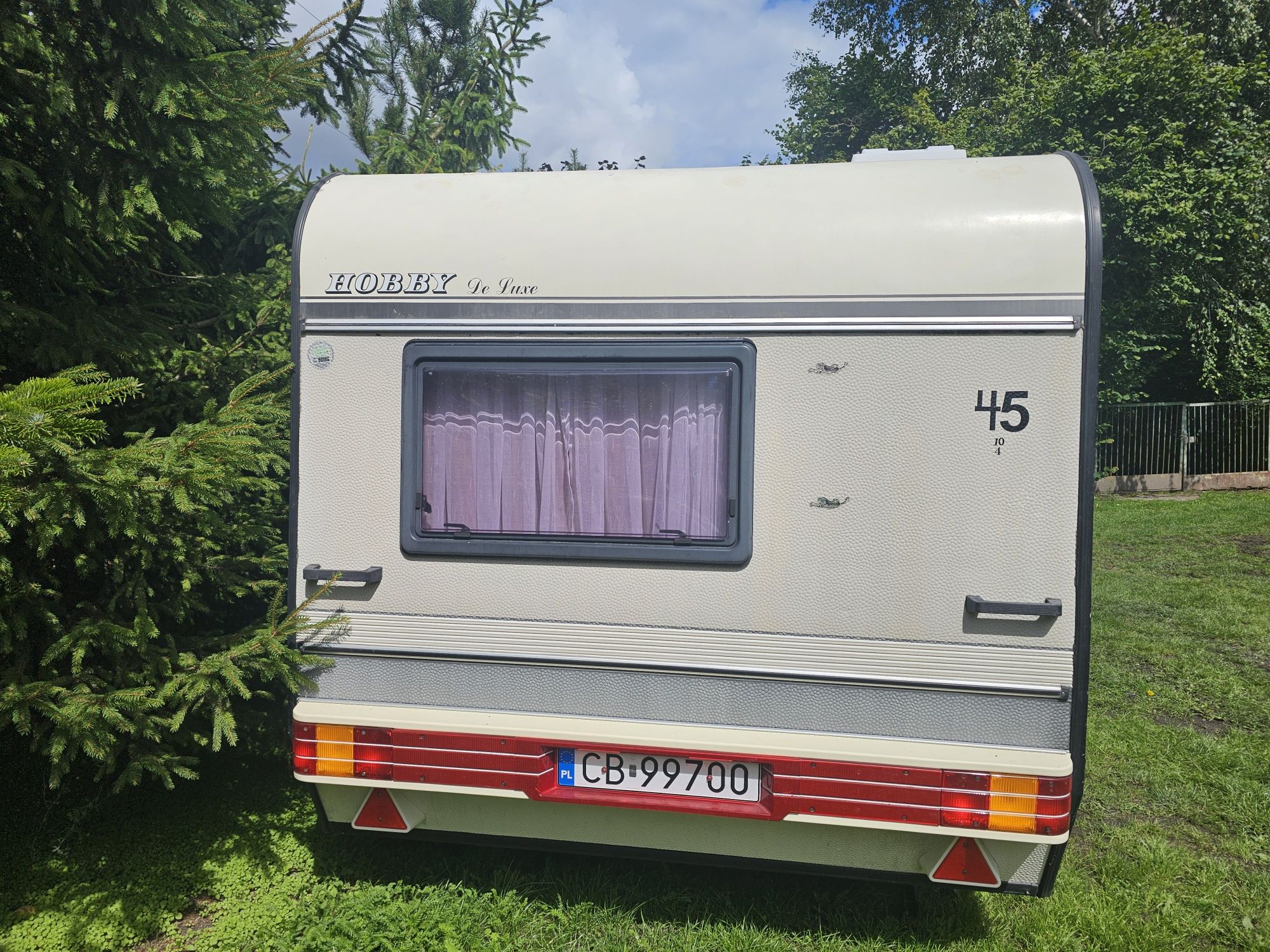 Przyczepa kempingowa Hobby Delux 1990r