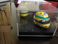 Miniatura capacete Ayrton Senna