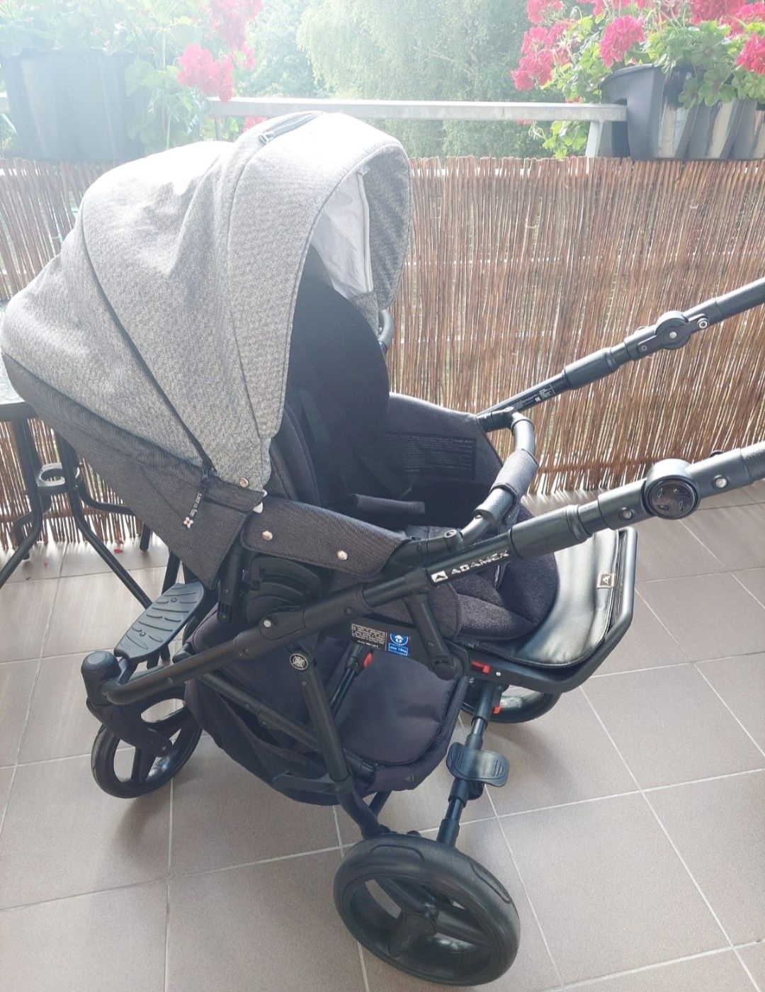 Wózek głęboko-spacerowy 2w1 Adamex Reggio