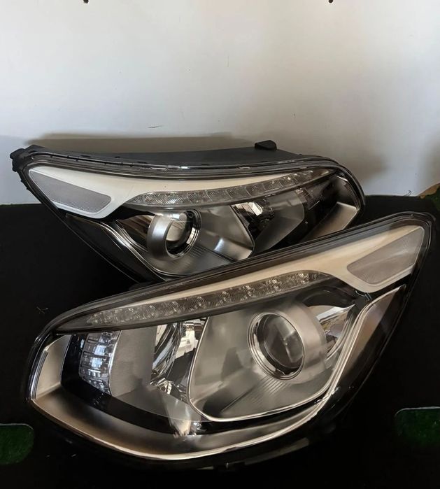 Lampy Przednie Reflektory Kia Soul 2 II Zwykła Soczewka + led Demontaż