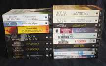 Livros de bolso 11x17 Grisham Follett Levy Romance