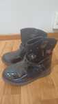 Nelli blue 32 buty kozaki lakierowane