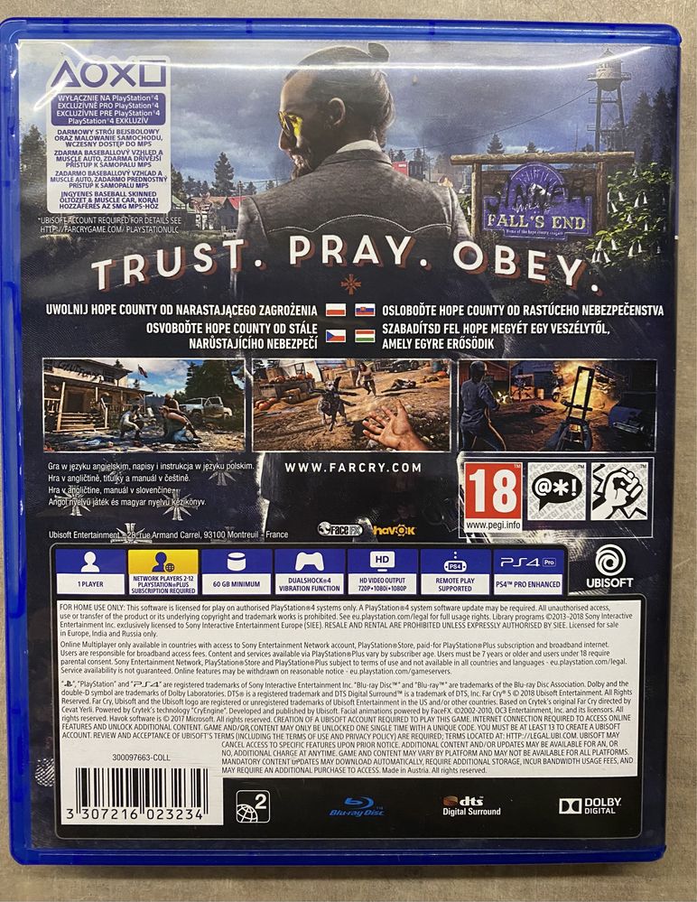 Gra. Far Cry 5 ps4