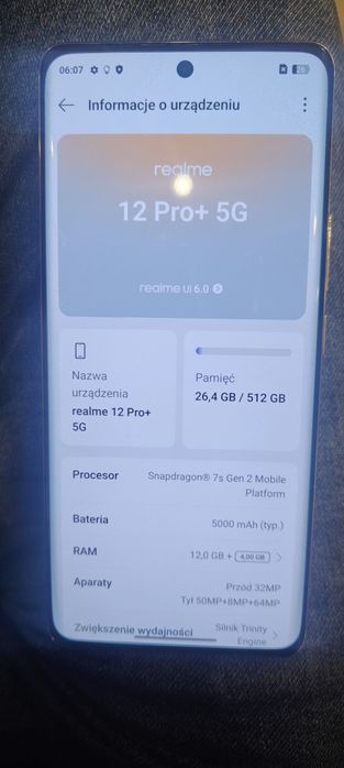 Realme 12 pro + 512gb