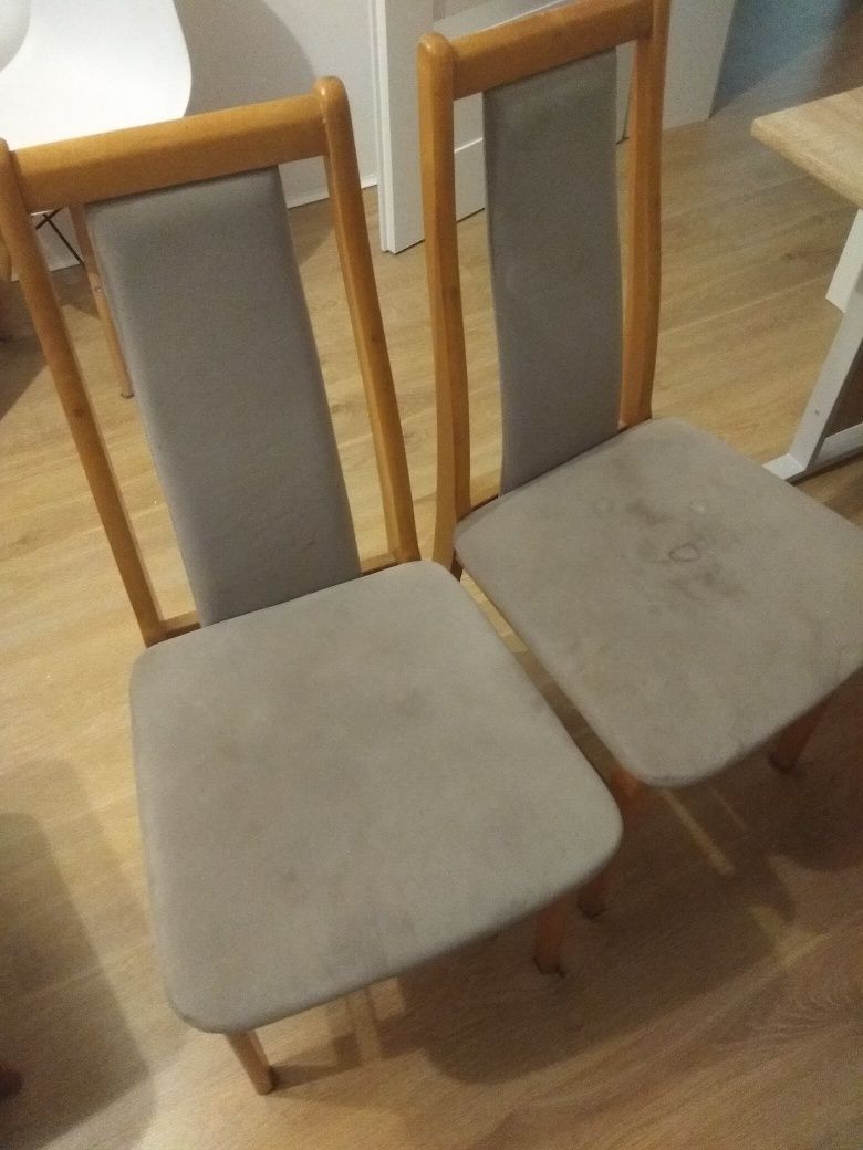 Krzesła komplet dwie sztuki