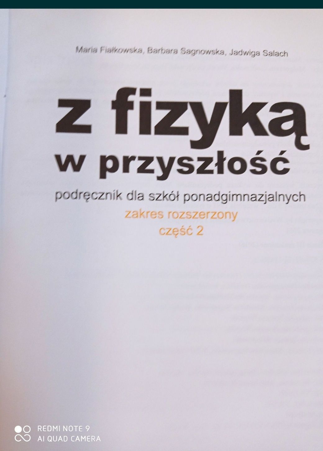 Fizyka część 2 Maria Fiałkowska zakres rozszerzony 2014
Fiz