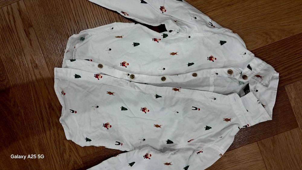 Koszula Świątecza dla chłopca Primarkjak nowa