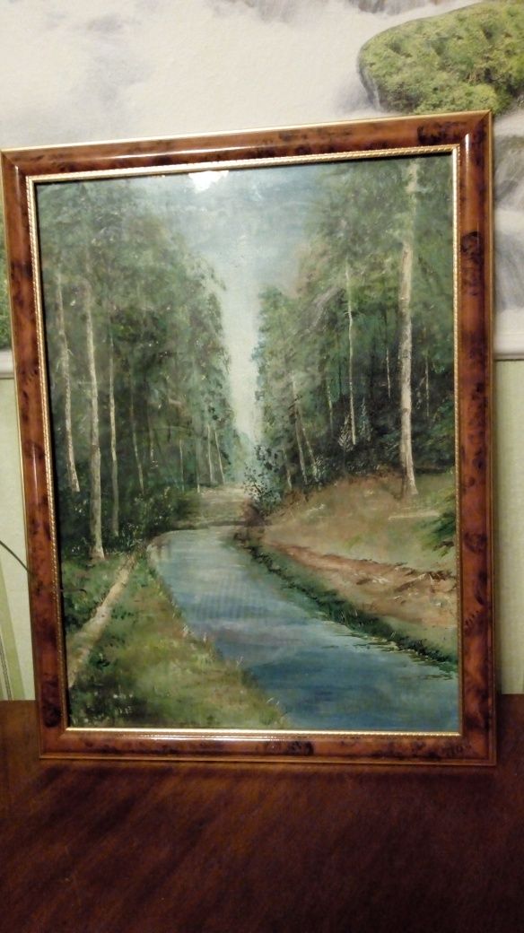 Художественный портрет Есенина,Картина " Мечта "масло.