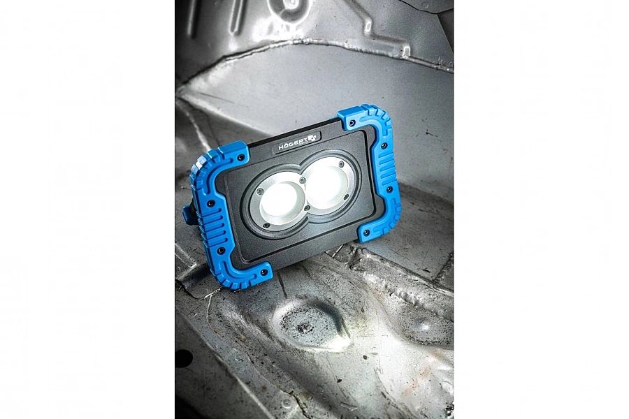 Reflektor Lampa Aku.led 2 X 10 W Cob Usb Powerbank