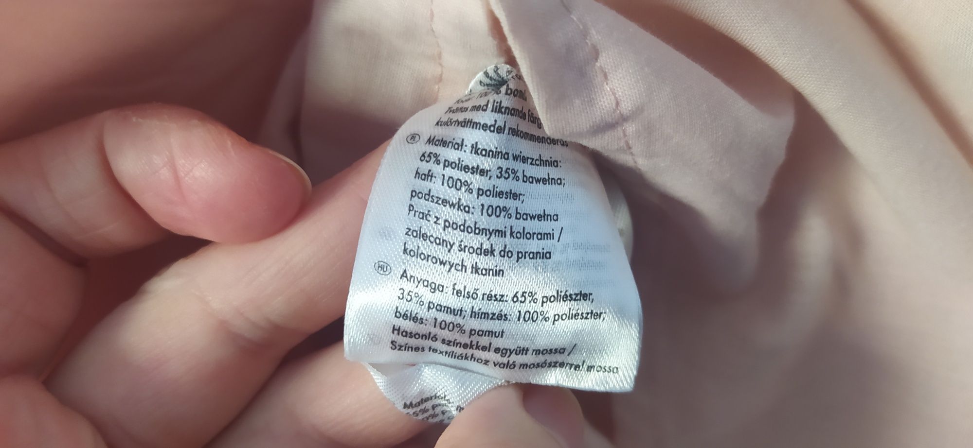 Sukienka r. 40 Esmara Lidl różowa haft ażur