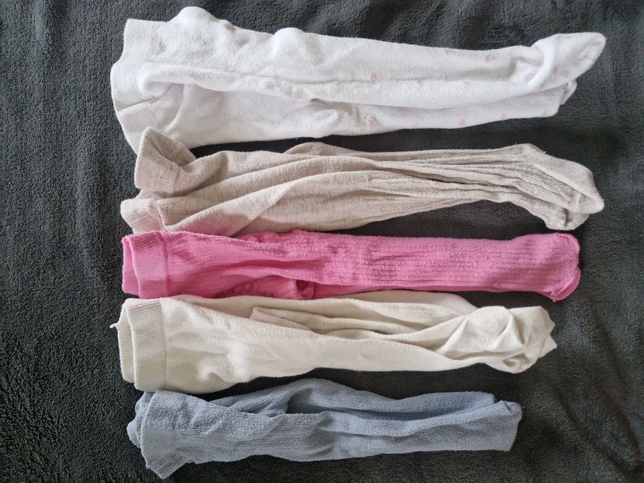 Zestaw rajstop dla dziewczynki r. 56-68