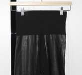 Gina Tricot legginsy skórkowe wstawki 36 S