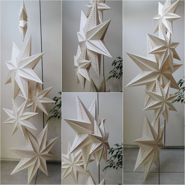 Індивідуальне виготовлення зірок Паперовий новорічний /різдвяний декор