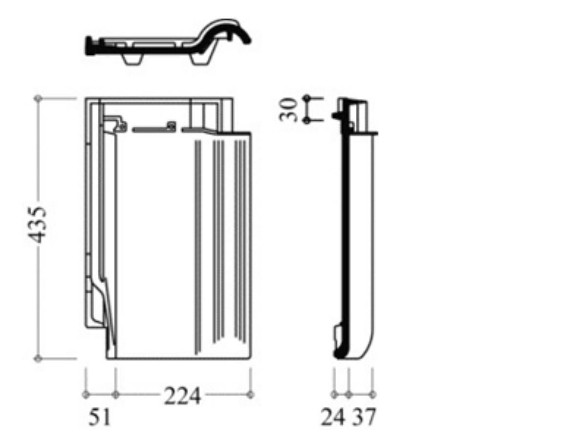 Черепица Braas Rubin 13v