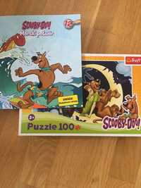 Puzzle Trefl plus książka o Scooby-Doo