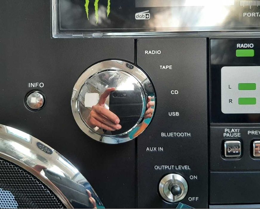 Boombox Monster Energy - Aparelhagem em Caixa - NOVA