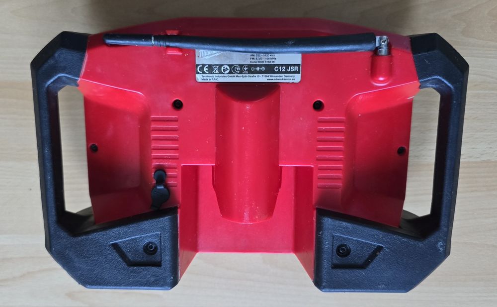 MILWAUKEE C12 JSR C12JSR Akumulatorowe Radio Budowlane 12V