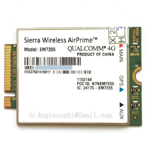 Placa 4G NOVA Sierra AirPrime EM7355 Gobi 5000 4G LTE Module NG