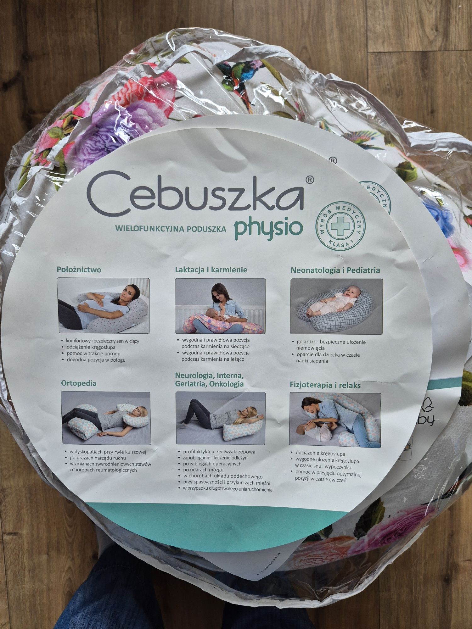 Poduszka ciążowa Cebuszka Physio ceba baby