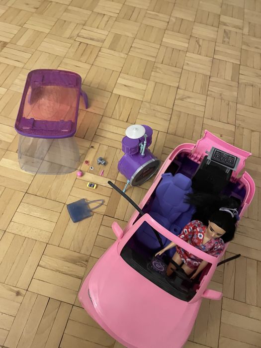 Samochód barbie kabriolet samochodzik dla lalek