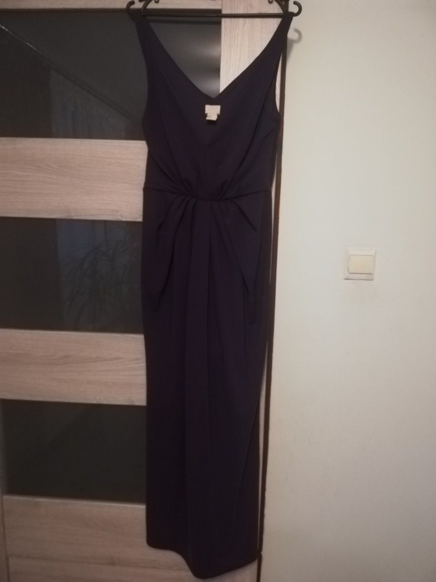 Suknia, sukienka fioletowa 36