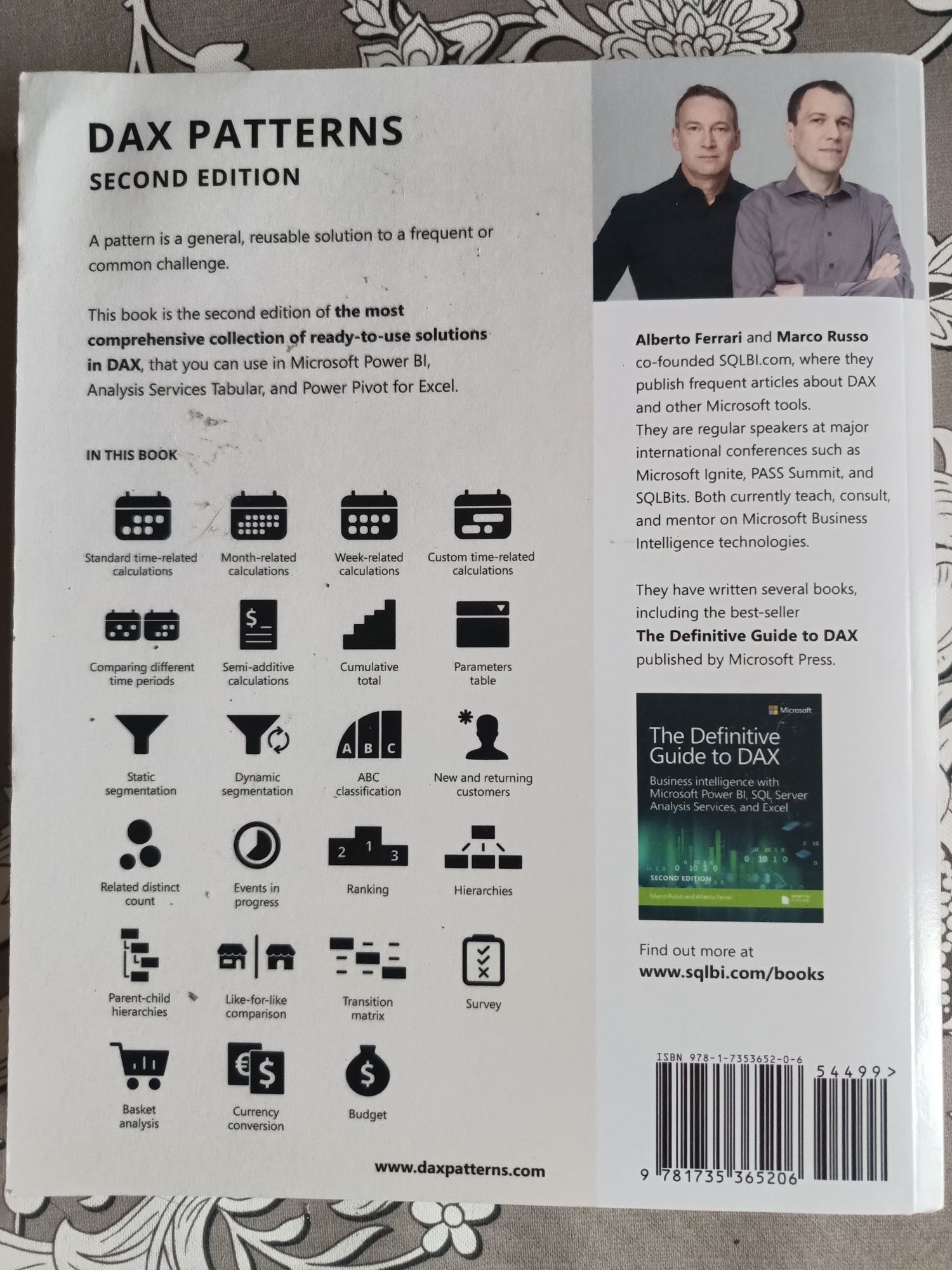 Dax Patterns Second edition  SQL | Marco Rusdo Alberto Ferrari