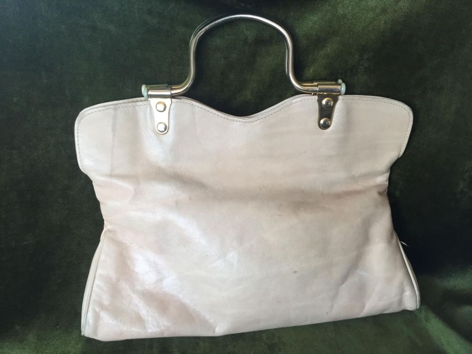 Stara skórzana torebka damska