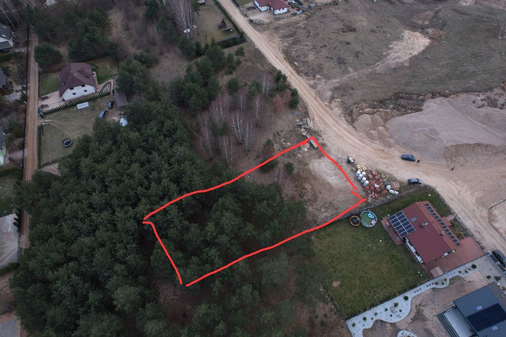 Sprzedam działkę Studzianki z WZ, media, idealna pod dom jednorodzinny