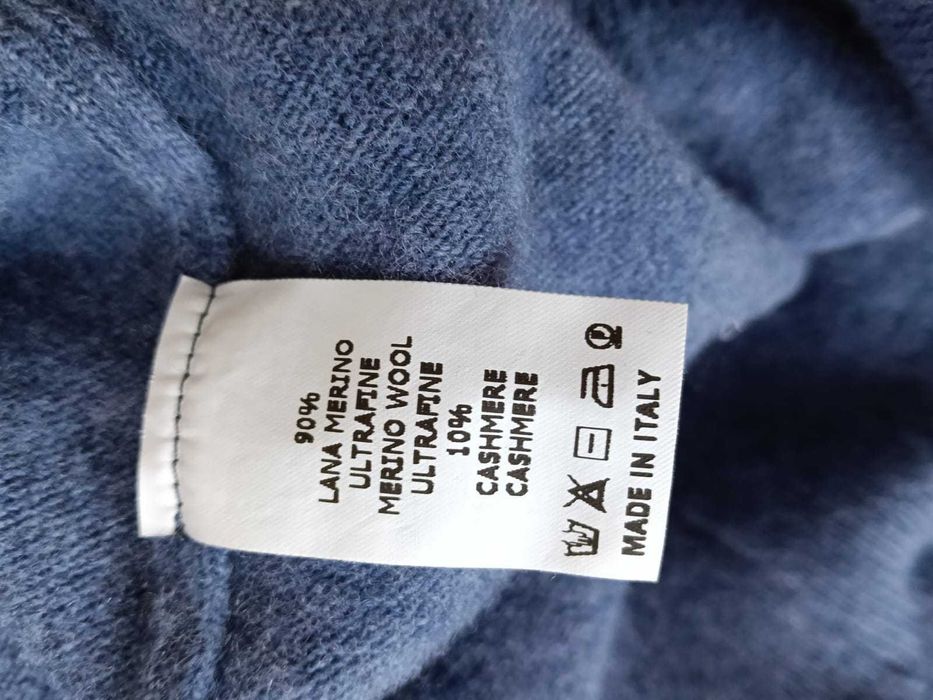 Sweter wełna kaszmir Louis Copeland rozmiar męski L 52