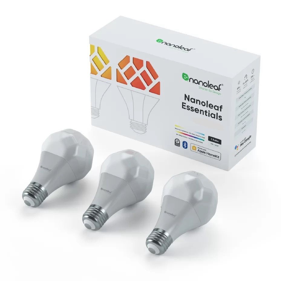 Zestaw 3 smart żarówek Nanoleaf Essentials E27/Homekit/Thread/Matter