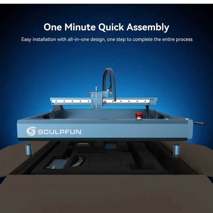 Лазерний гравер Лазерний верстат гравер sculpfun SF-A9 40 В