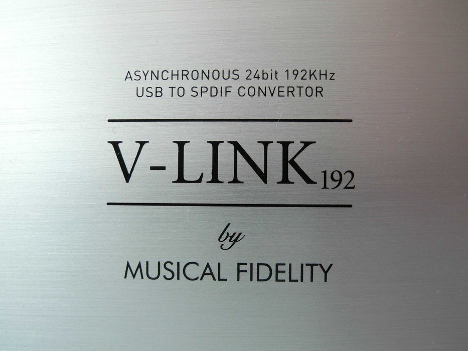 Musical Fidelity V-Link 192  usb/spdif   XMOS DAC