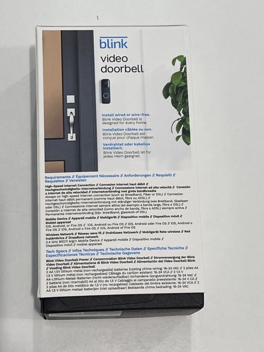 Blink Doorbell - Alexa Novo sem uso