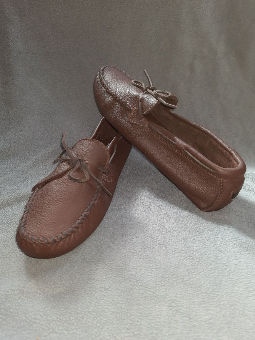 Чоловічі мокасини Weekender із натуральної лосиної шкіри Minnetonka