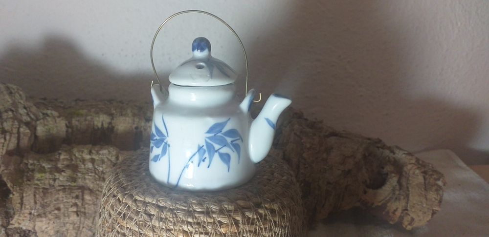 Conjunto pequenos bules ceramica tailandesa