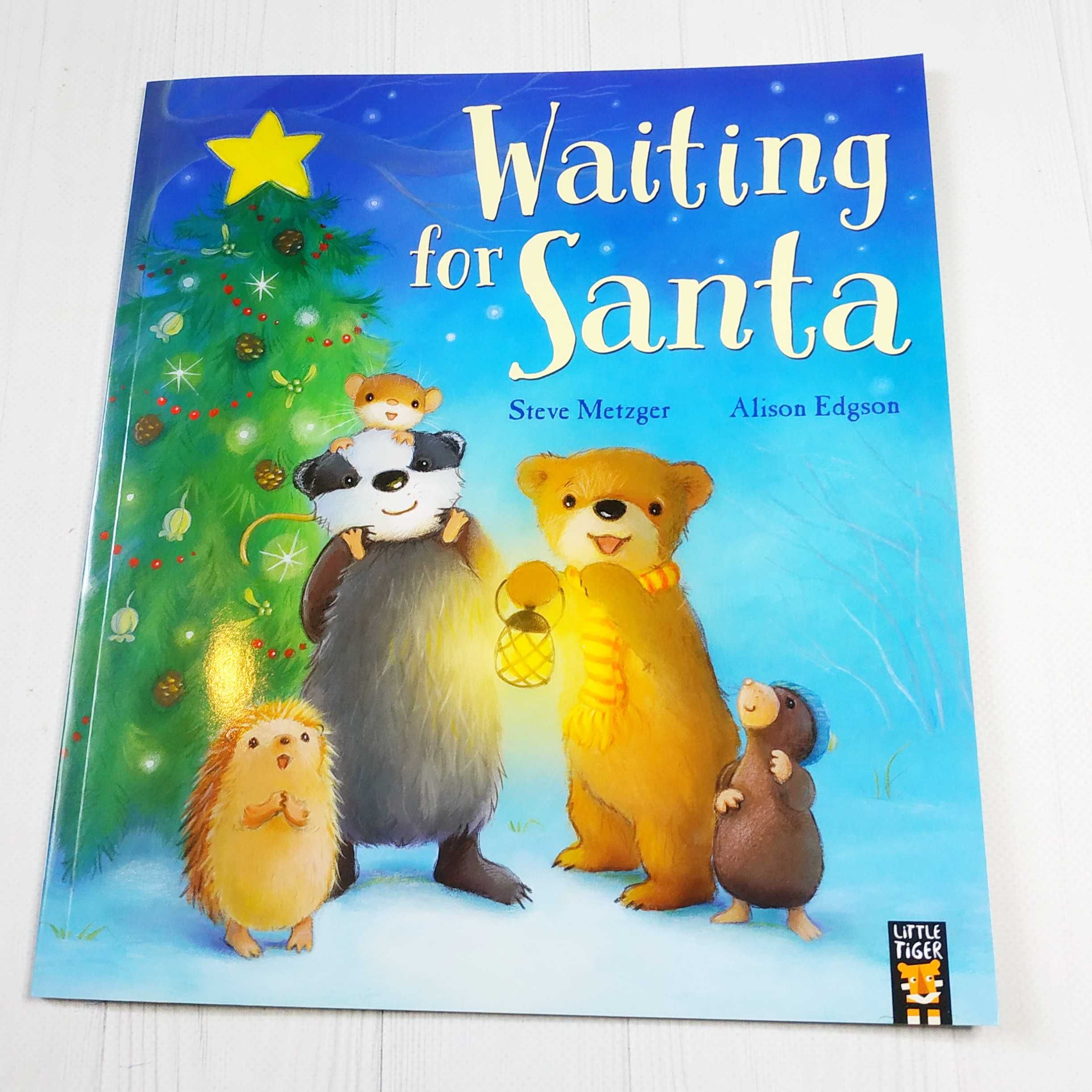 Дитяча книжка англійською waiting for santa