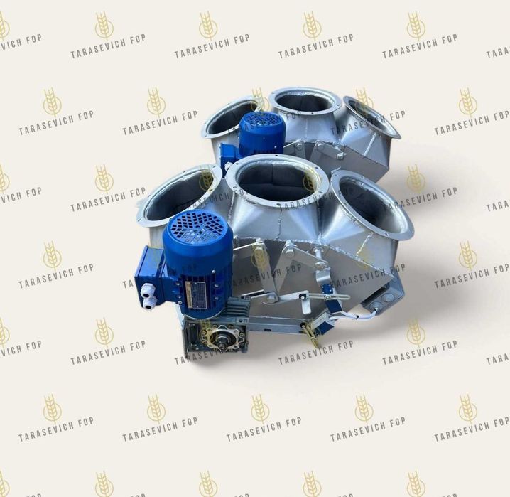 Зернопровода для зерна: засувки, клапани, фланці, сектора поворотні