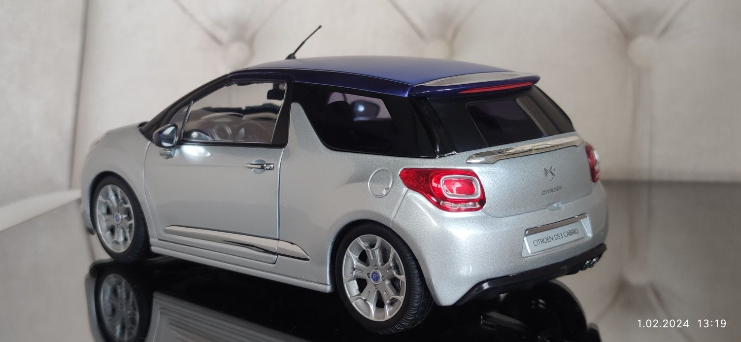 Citroen DS3 cabrio 1:18 norev