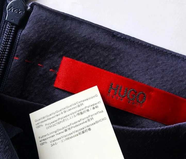 Hugo Boss spódnica rozkloszowana z kieszeniami,plisy S