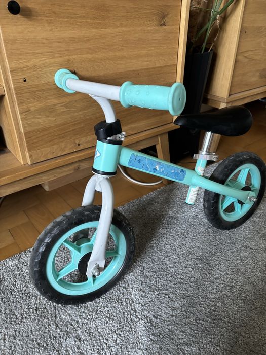 Rowerek biegowy turkusowy