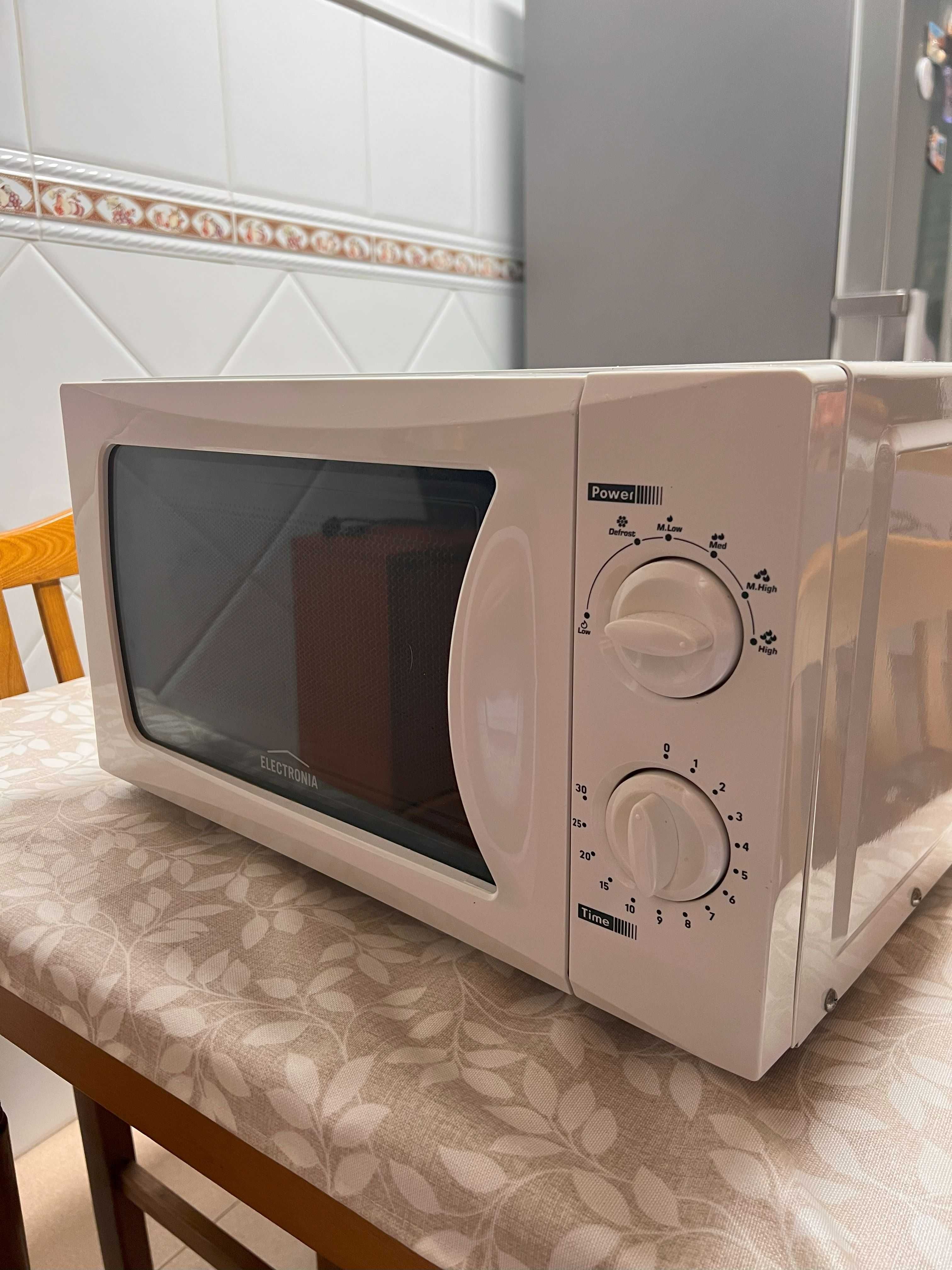 Microondas com algum uso
